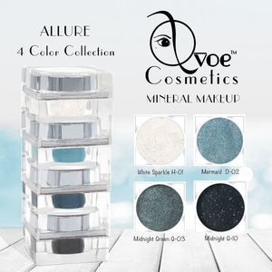 Q-voe Mineral Makeup - 4 Color Collection